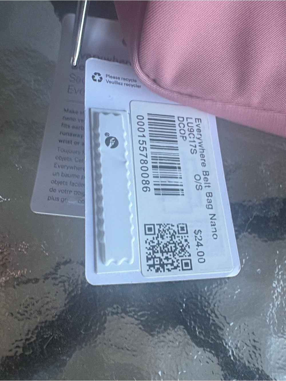 lululemon athletica Pink Everyday Belt Bag Nano Pouch - Picture 2 of 6